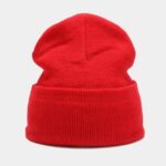 Beanies Knitted Red