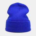 Beanies Knitted Blue