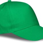 5 Panel Caps Cotton Green