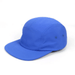 5 Panel Caps Blue Polyester