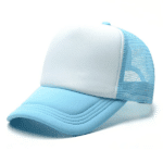 Two-Tone Trucker Caps Light Blue
