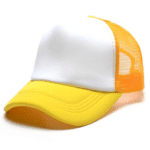 Two-Tone Trucker Caps Yellow