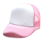 Two-Tone Trucker Caps Light Pink